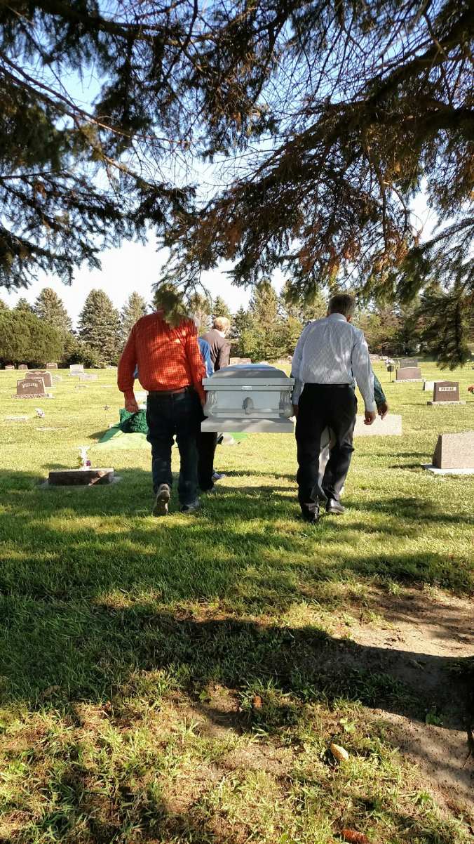 dad and don casket